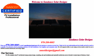 Sundancesolardesigns.com thumbnail