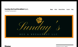 Sundaysbedandbreakfast.wordpress.com thumbnail