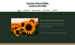 Sundayschoolbiblelessonsforkids.com thumbnail
