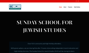 Sundayschoolforjewishstudies.org thumbnail