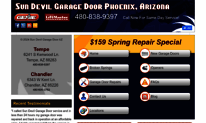 Sundevilgaragedoorsaz.com thumbnail