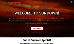 Sundowncabinrentals.com thumbnail