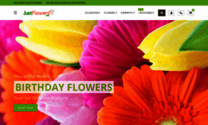 Sunflower.justflowers.com thumbnail