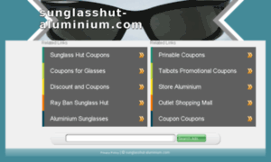 Sunglasshut-aluminium.com thumbnail