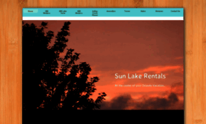 Sunlakerentals.com thumbnail