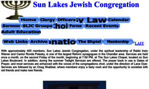 Sunlakesjewishcongregation.org thumbnail