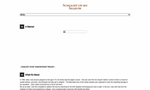Sunlightonmyshadow.com thumbnail