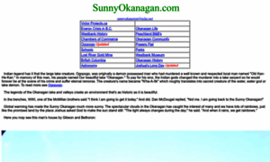 Sunnyokanagan.com thumbnail
