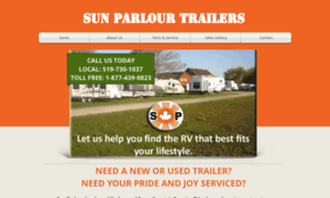 Sunparlourtrailers.com thumbnail