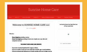 Sunrise-homecare.com thumbnail