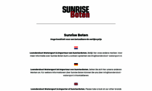 Sunriseboten.nl thumbnail