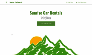 Sunrisecarrentals.business.site thumbnail