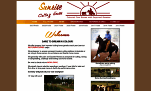 Sunrisecuttinghorses.com thumbnail