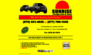 Sunriseforeignautoparts.com thumbnail