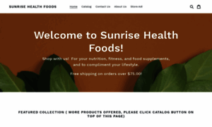 Sunrisehealthfoods-vitamins.com thumbnail
