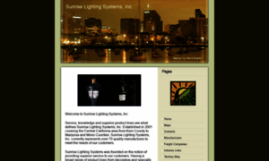 Sunriselightingsystems.com thumbnail