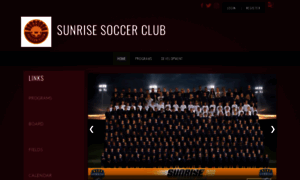 Sunrisesoccer.org thumbnail