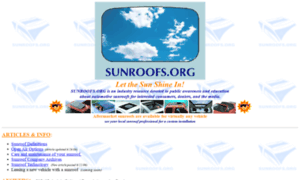 Sunroofs.org thumbnail