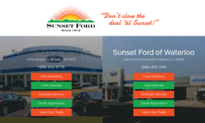 Sunset-ford.com thumbnail