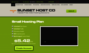 Sunset-host.com thumbnail