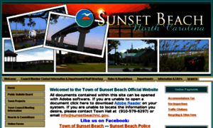 Sunsetbeachnc.gov thumbnail