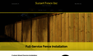 Sunsetfencejax.com thumbnail