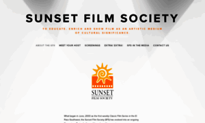 Sunsetfilmsociety.org thumbnail