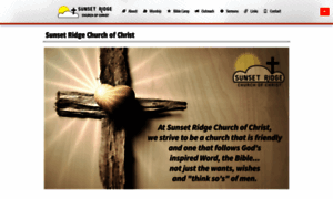 Sunsetridgechurchofchrist.com thumbnail