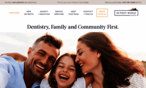 Sunsetridgedental.com thumbnail