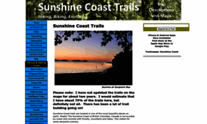 Sunshine-coast-trails.com thumbnail
