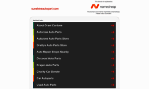 Sunshineautopart.com thumbnail