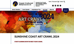 Sunshinecoastartcrawl.ca thumbnail