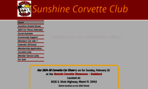 Sunshinecorvetteclub.com thumbnail
