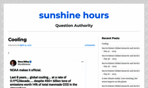 Sunshinehours.wordpress.com thumbnail