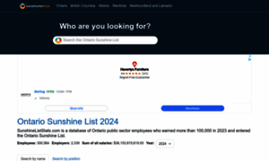 Sunshineliststats.com thumbnail