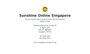Sunshineonline.sg thumbnail