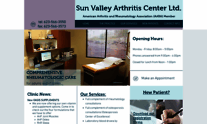 Sunvalleyarthritiscenter.com thumbnail