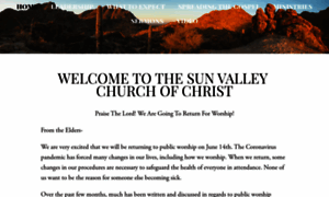 Sunvalleychurchofchrist.org thumbnail