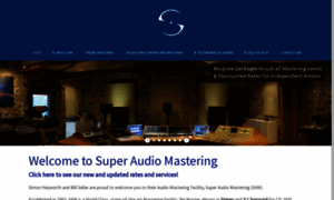 Superaudiomastering.com thumbnail