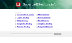 Superbaddirectory.info thumbnail