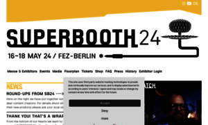 Superbooth.com thumbnail
