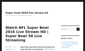 Superbowl2016livestreamhd.com thumbnail