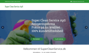 Supercleanservice.dk thumbnail