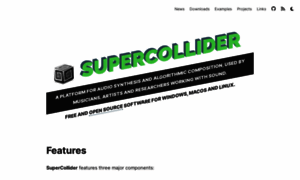 Supercollider.sourceforge.net thumbnail
