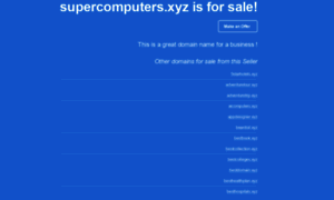 Supercomputers.xyz thumbnail