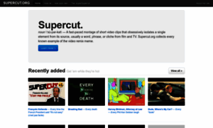 Supercut.org thumbnail