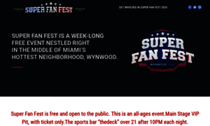 Superfanfest.com thumbnail