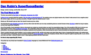 Superfluousbanter.org thumbnail