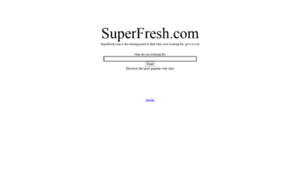 Superfresh.com thumbnail