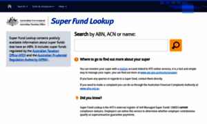 Superfundlookup.gov.au thumbnail